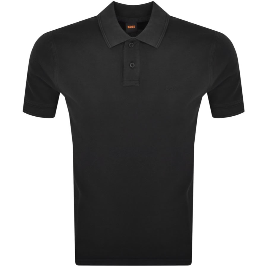 BOSS Prime Polo T Shirt Black